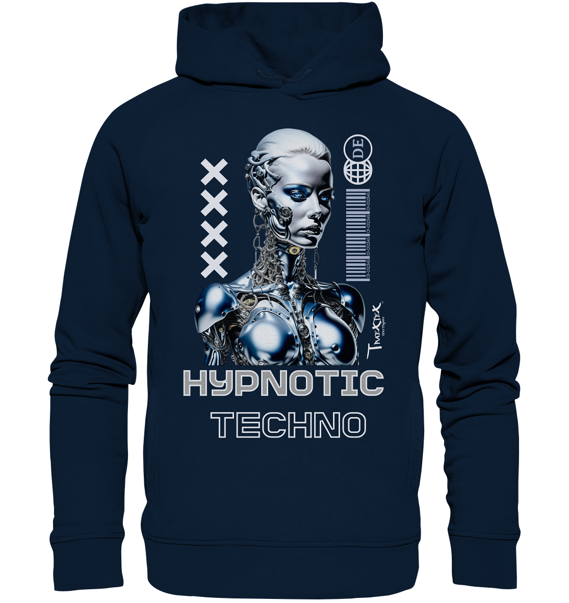 Hoodie Brand "Hypnotic Techno" - Organic Fashion Hoodie