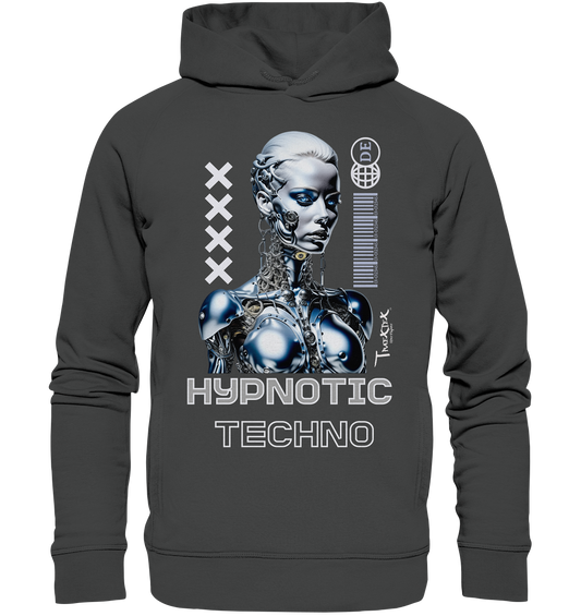 Hoodie Brand "Hypnotic Techno" - Organic Fashion Hoodie