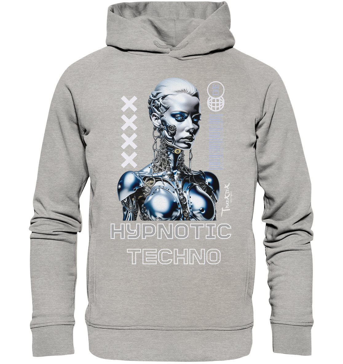 Hoodie Brand "Hypnotic Techno" - Organic Fashion Hoodie