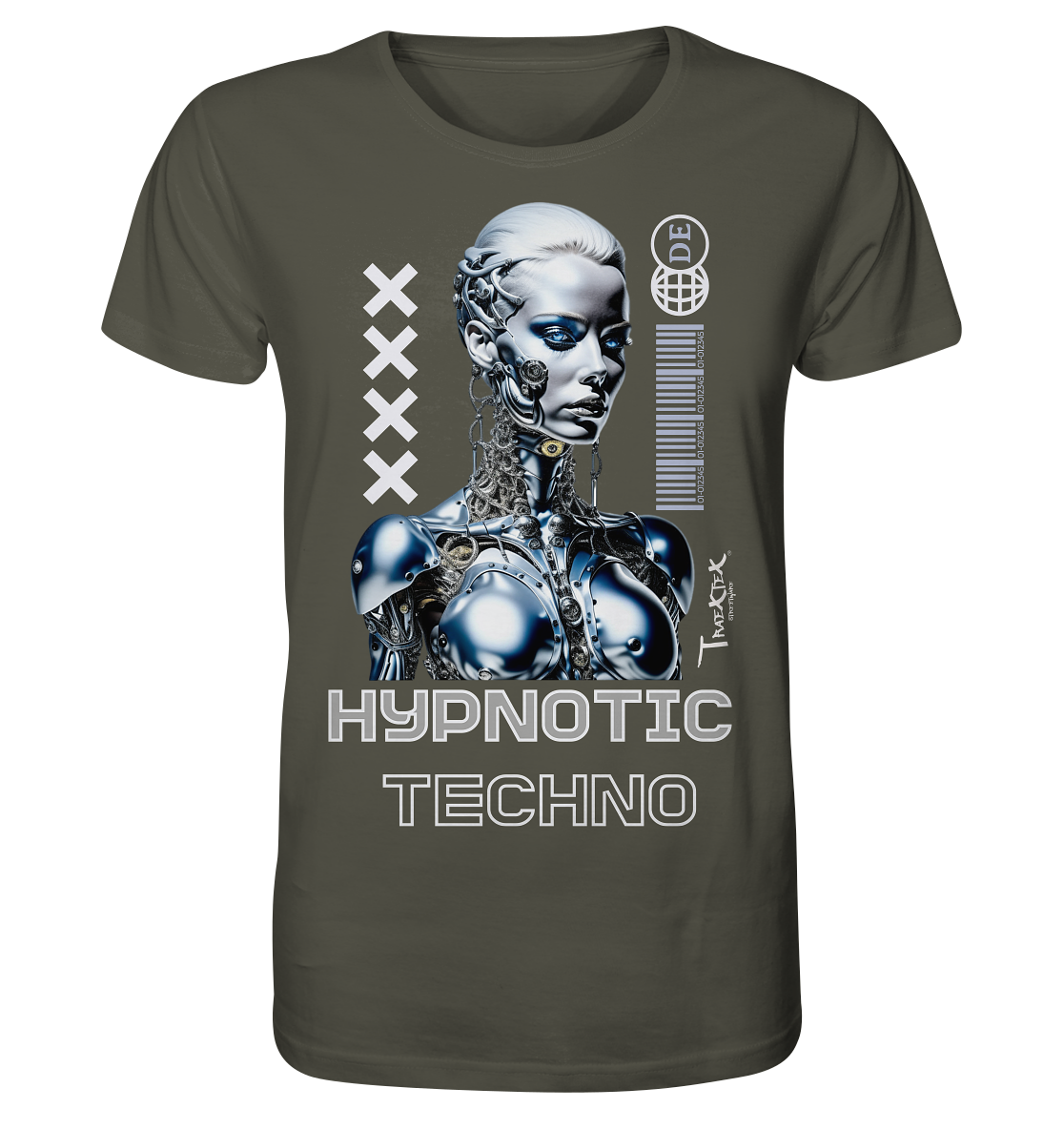 T-Shirt Brand "Hypnotic Techno" - Organic Shirt