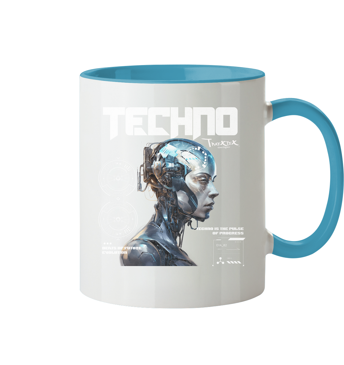 Cup Brand "Techno" - Tasse zweifarbig