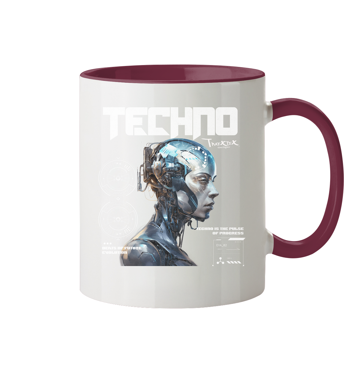 Cup Brand "Techno" - Tasse zweifarbig