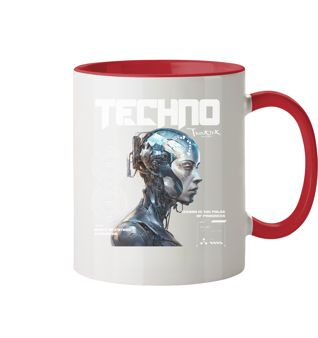 Cup Brand "Techno" - Tasse zweifarbig