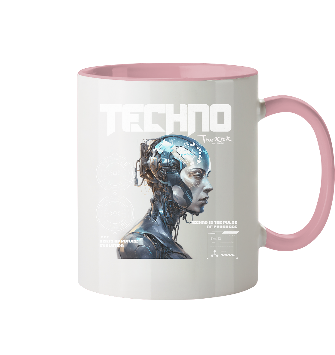 Cup Brand "Techno" - Tasse zweifarbig